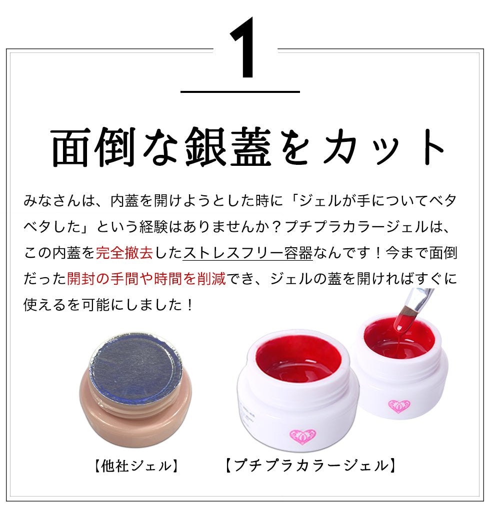 プチプラカラージェル 5個セット 【化粧品登録済】