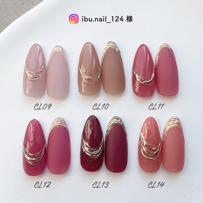 【ピンク系6色セット】カルムカラージェル