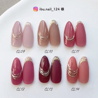 【ピンク系6色セット】カルムカラージェル