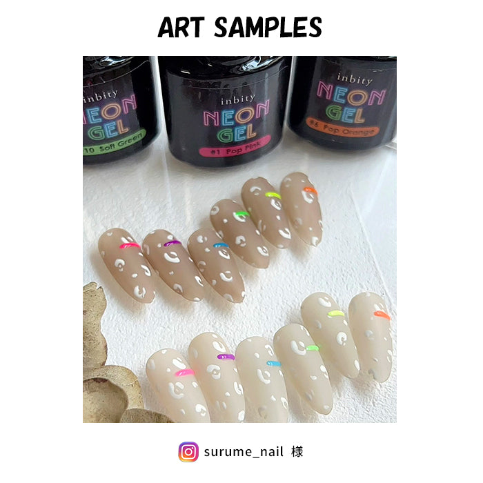 inbity Neongel ネオンジェルシリーズ別6色セット