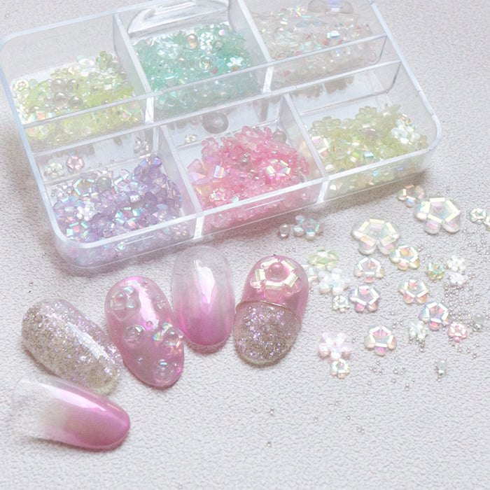 キャンディーフラワー6色セット | ジェルネイル セルフネイル ネイル