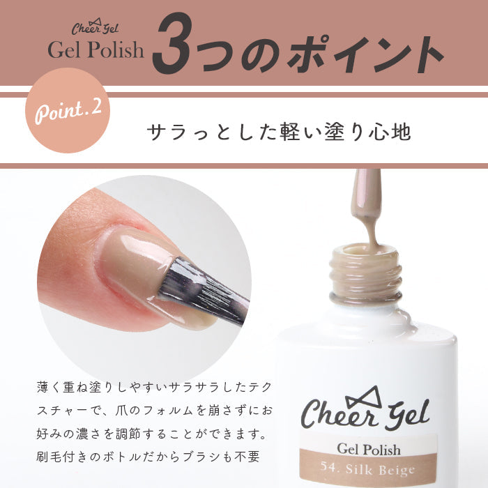 【シルクシリーズ】全色セット CheerGel ジェルポリッシュ 【化粧品登録済】 petitprice