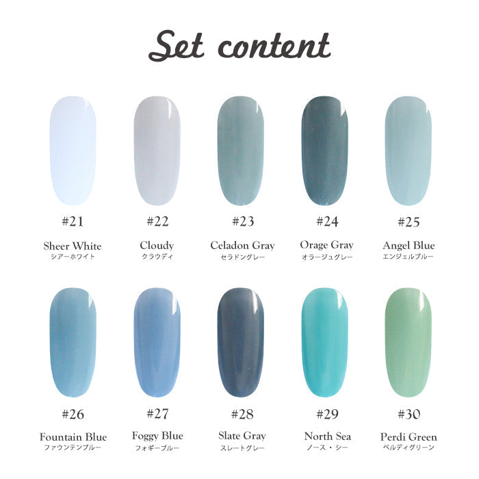 【30色セット】CheerGel ジェルポリッシュ 【カラー#21～#50】 【化粧品登録済】 petitprice