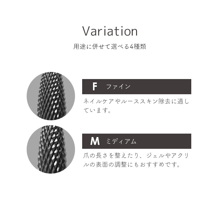 カーバイトビットブラックテーパー型 petitprice