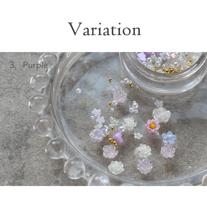 ローズパーツアソート ローズ 薔薇 バラ ジェル ネイル パーツ ジェル