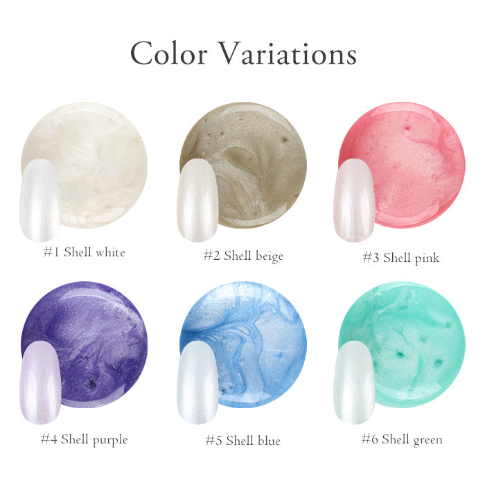 【全6色セット】inbity シェルパールジェル petitprice