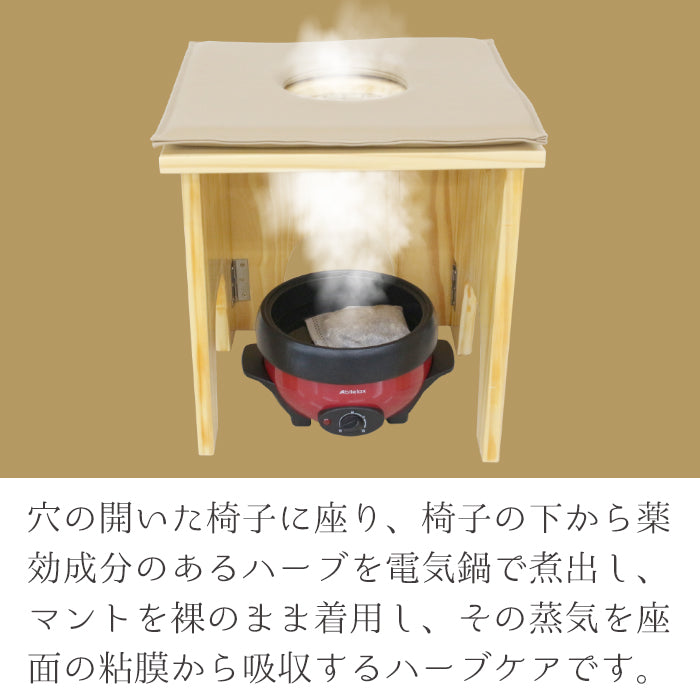 宅配便 ハーブ蒸し【ダイエット＆デトックス6種ハーブ】無農薬栽培
