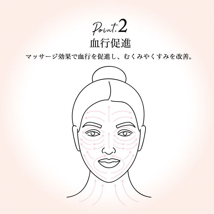【Folica】ローズクォーツ フェイスローラー