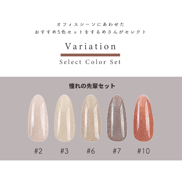 matey OfficeMagnetgel Careerシリーズ 【おすすめ5色セット】