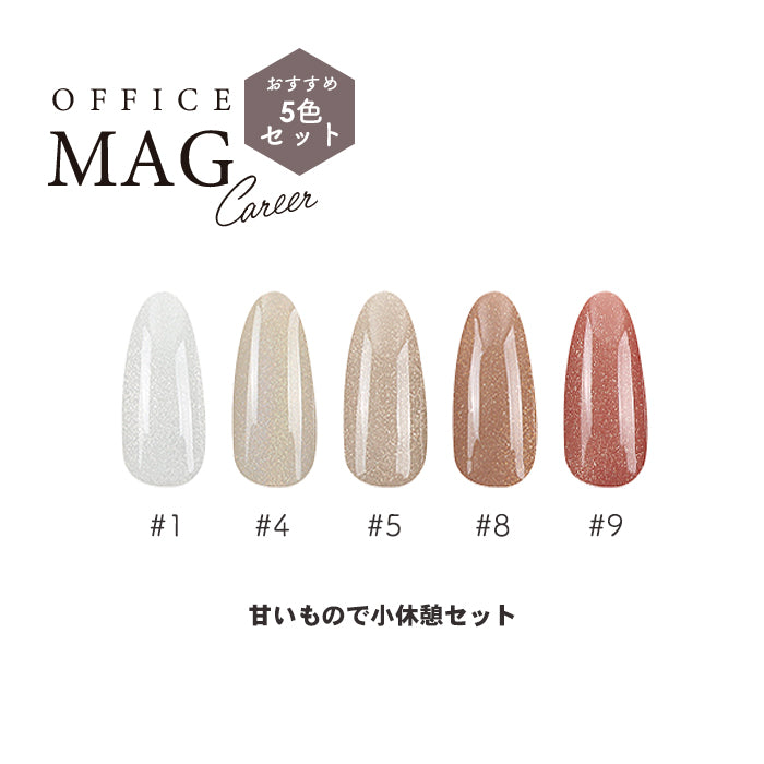 matey OfficeMagnetgel Careerシリーズ 【おすすめ5色セット】