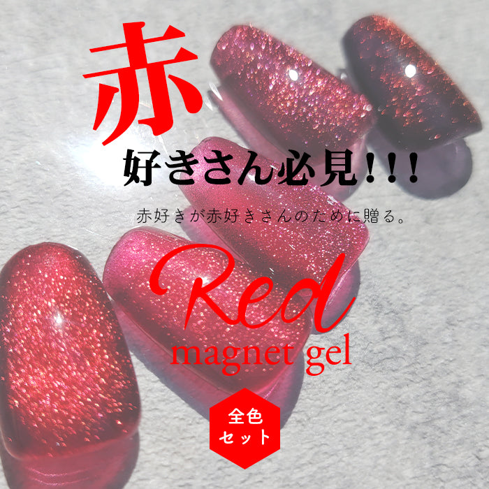 inbityレッドマグネットジェル全色セット