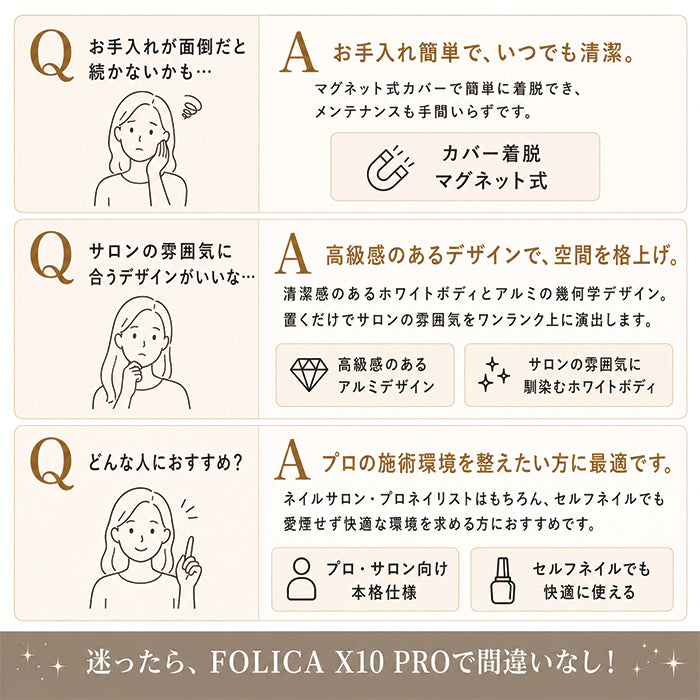 X10 FOLICA PRO ダストコレクター