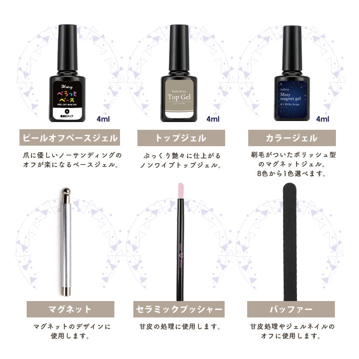 はじめてのマグネットジェルセット – petitprice