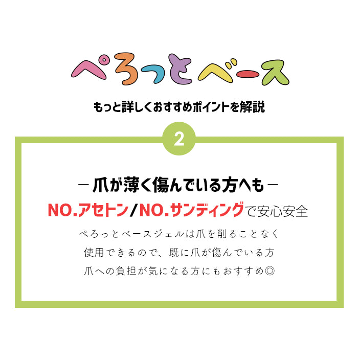 【4ml】matey ぺろっとベースジェル