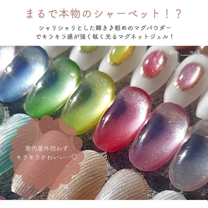 メール便 inbity シャーベットマグネットジェル マグネット ネイル