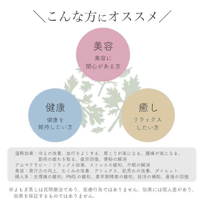 よもぎ蒸しセット