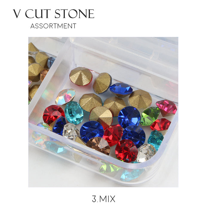 Vカットストーンアソート petitprice