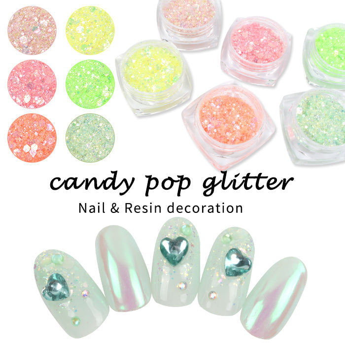 キャンディポップグリッター | ネイル セルフネイル ジェルネイル
