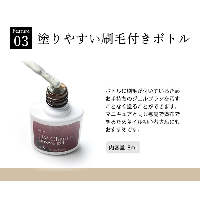 inbity UV Change cateye gel  UVチェンジキャットアイジェル