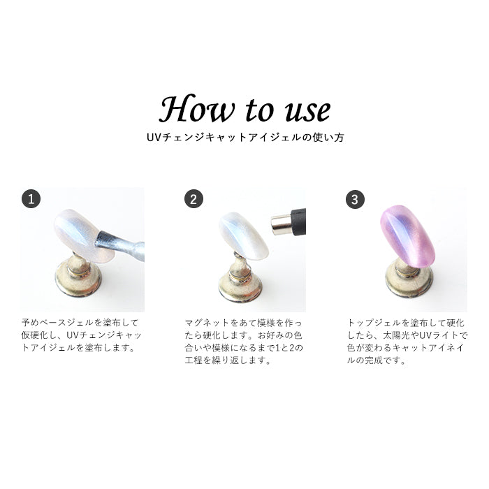 inbity UV Change cateye gel  UVチェンジキャットアイジェル