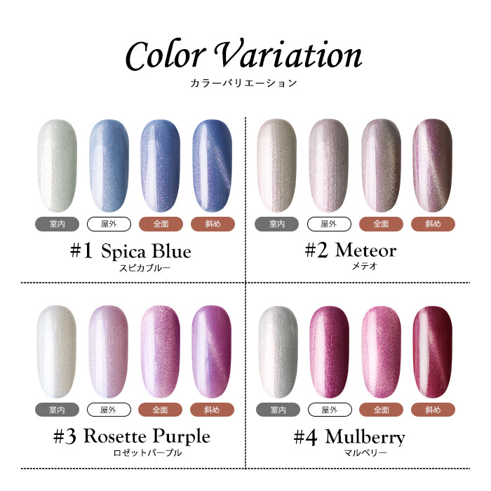 [全色8本セット]inbity UV Change cateye gel UVチェンジキャットアイジェル