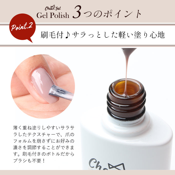 Cheer Gel ジェルポリッシュ【カラー#1～#20】チア　ジェル 【化粧品登録済】 petitprice