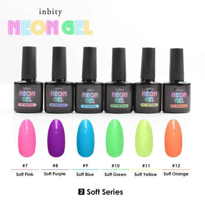 inbity Neongel ネオンジェルシリーズ別6色セット